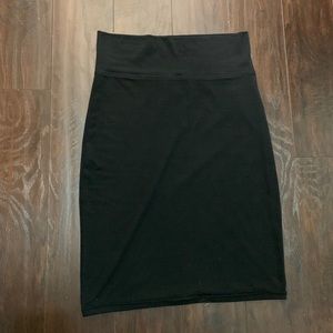 Cotton pencil skirt